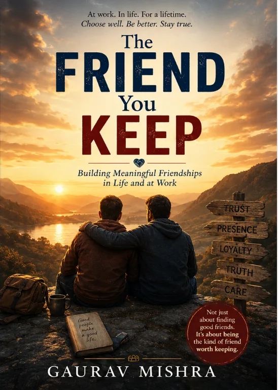 The Friend You Keep by Gaurav Mishra book cover