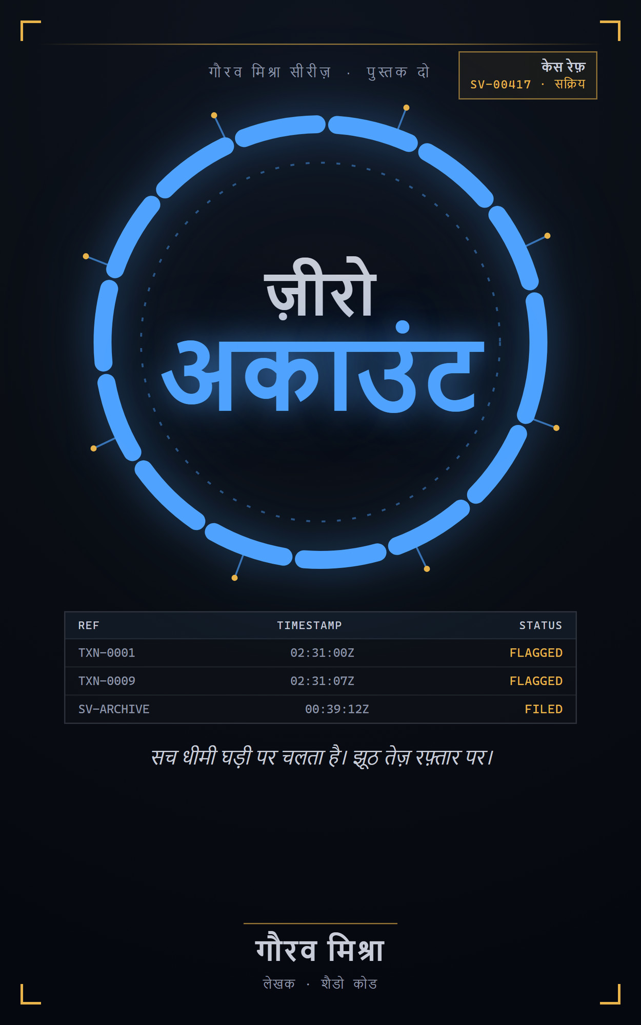 ज़ीरो अकाउंट book cover